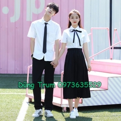 Cà Vạt Nam Nữ Bản Nhỏ 5cm - Cà Vạt Kỷ Yếu Học Sinh Sinh Viên Phong Cách Hàn Quốc