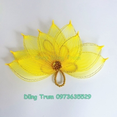 Cài đầu sen biểu diễn, hoa cài đầu hình sen siêu đẹp