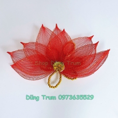 Cài đầu sen biểu diễn, hoa cài đầu hình sen siêu đẹp