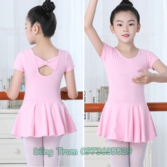 Váy múa bale chất cotton co giãn 4 chiều và thấm hút mồ hôi cực tốt cho bé DT986