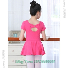 Váy múa bale chất cotton co giãn 4 chiều và thấm hút mồ hôi cực tốt cho bé DT986