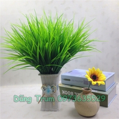 Chùm cỏ nhựa trang trí bình hoa dài 31cm decor nhà cửa văn phòng