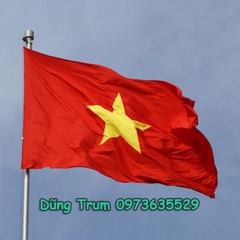 Cờ Tổ Quốc vải Sa Tanh chịu nắng mưa đầy đủ kích thước