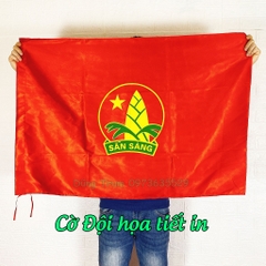 Cờ Đội viên cờ măng non đoàn đội vải Satanh bền đẹp kích thước chuẩn