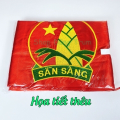 Cờ Đội viên cờ măng non đoàn đội vải Satanh bền đẹp kích thước chuẩn