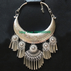 Vòng Cổ Mặt Dây Truyền phong cách dân tộc chất liệu hợp kim sáng đẹp DT003