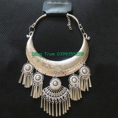 Vòng Cổ Mặt Dây Truyền phong cách dân tộc chất liệu hợp kim sáng đẹp DT003