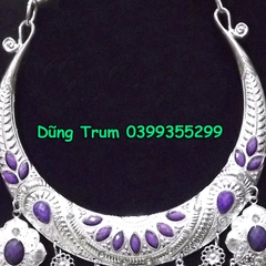 Vòng Cổ mặt dây chuyền lớn, kiềng cổ trang sức hầu đồng biểu diễn DT004