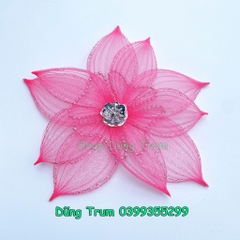 Cài đầu hoa biểu diễn, hoa cài đầu hình sen bền đẹp