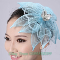 Cài đầu hoa biểu diễn, hoa cài đầu hình sen bền đẹp