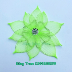 Cài đầu hoa biểu diễn, hoa cài đầu hình sen bền đẹp