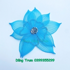 Cài đầu hoa biểu diễn, hoa cài đầu hình sen bền đẹp