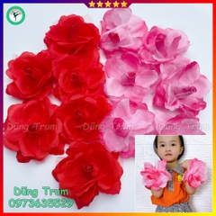 Hoa múa cầm tay 14cm cho các bé mầm non, hoa cầm tay múa biểu diễn