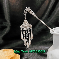 Trâm cài tóc cổ trang nhiều họa tiết, trâm cài hầu đồng hầu Thánh