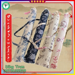 Túi đựng ô cổ trang họa tiết hoa phù hợp chiều dài ô 54cm