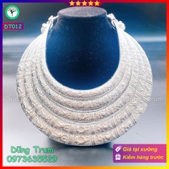 Kiềng cổ 5 tầng hầu đồng, vòng cổ dân tộc 5 tầng dâng Chúa Chầu Hầu Thánh - Phụ Kiện Hầu Đồng DT012