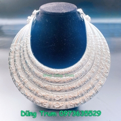 Kiềng cổ 5 tầng hầu đồng, vòng cổ dân tộc 5 tầng dâng Chúa Chầu Hầu Thánh - Phụ Kiện Hầu Đồng DT012