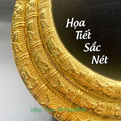 Kiềng 3 tầng hầu đồng, vòng cổ dân tộc 3 tầng sáng đẹp DT014