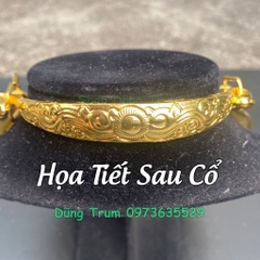 Kiềng 3 tầng hầu đồng, vòng cổ dân tộc 3 tầng sáng đẹp DT014