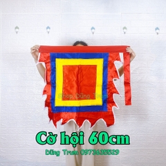 Cờ ngũ sắc, cờ thần cờ hội vải Satanh chịu nắng mưa tốt đầy đủ kích thước