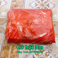 Cờ Thần Ngũ Sắc 3m x 3m Cờ Hội chất liệu vải SaTanh chịu năng mưa tốt