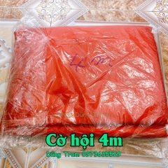 Cờ Thần 4m x 4m Cờ Hội Ngũ Sắc chất liệu SaTanh chịu nắng mưa