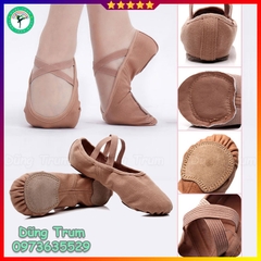 Giày Múa Bale Cao Cấp đệm 2 điểm cho chuyên nghiệp thi đấu biểu diễn