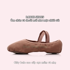 Giày Múa Bale Cao Cấp đệm 2 điểm cho chuyên nghiệp thi đấu biểu diễn