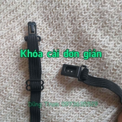 Cà Vạt Thắt Sẵn 8*42cm Điều Chỉnh Dễ Dàng, Cà Vạt Học Sinh Đồng Phục