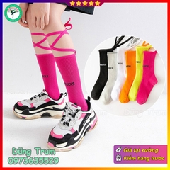 Tất thể thao cho bé thiết kế dây buộc cá tính nổi bật