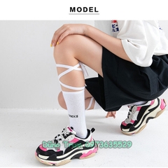 Tất thể thao cho bé thiết kế dây buộc cá tính nổi bật