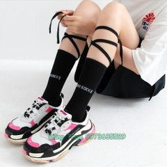 Tất thể thao cho bé thiết kế dây buộc cá tính nổi bật