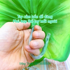 Lá sen múa 3 lớp chất liệu nan sắt mềm vải lụa họa tiết phun kim tuyến biểu diễn văn nghệ