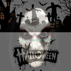 Mặt nạ quỷ Halloween hóa trang ma quỷ kinh dị chất liệu cao su an toàn