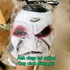 Mặt nạ quỷ Halloween hóa trang ma quỷ kinh dị chất liệu cao su an toàn
