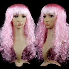 Tóc giả xoăn dài hóa trang lễ hội vui chơi chụp ảnh đủ các màu