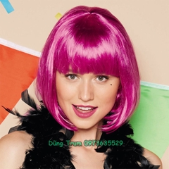 Tóc giả hóa trang kiểu Bob đủ màu sắc