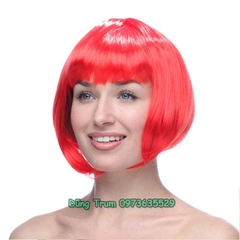 Tóc giả hóa trang kiểu Bob đủ màu sắc