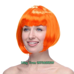 Tóc giả hóa trang kiểu Bob đủ màu sắc