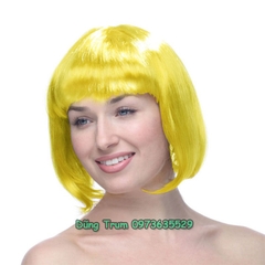 Tóc giả hóa trang kiểu Bob đủ màu sắc