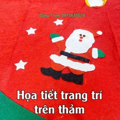 Thảm phủ chân Cây thông Noel trang trí Giáng Sinh 2024