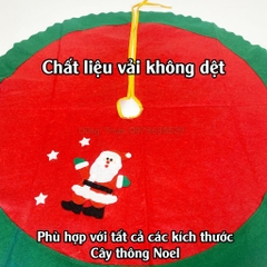 Thảm phủ chân Cây thông Noel trang trí Giáng Sinh 2024