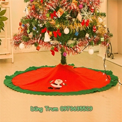Thảm phủ chân Cây thông Noel trang trí Giáng Sinh 2024