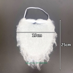 Bộ râu Ông Già Noel và bộ lông mày hóa trang Ông Già Noel Giáng Sinh 2024