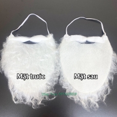 Bộ râu Ông Già Noel và bộ lông mày hóa trang Ông Già Noel Giáng Sinh 2024