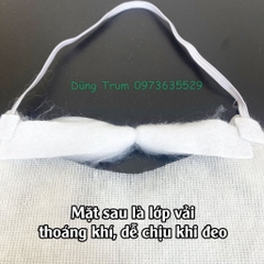 Bộ râu Ông Già Noel và bộ lông mày hóa trang Ông Già Noel Giáng Sinh 2024