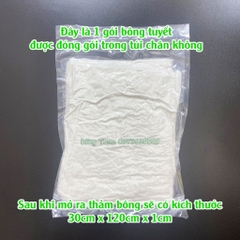 Bông tuyết giả trang trí Cây thông Noel chất liệu bông mềm mại