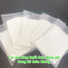 Bông tuyết giả trang trí Cây thông Noel chất liệu bông mềm mại