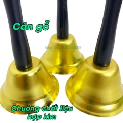 Chuông cầm tay Ông Già Noel, phụ kiện hóa trang Ông Già Noel