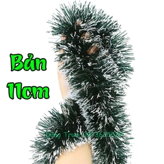 Dây Chồn Tuyết rộng 9cm 11cm to dài 2m Trang Trí Noel Giáng Sinh siêu đẹp